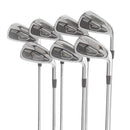 TaylorMade PSI Steel Mens Right Hand Irons 4-PW 1* Flat Stiff - KBS C Taper