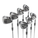 TaylorMade PSI Steel Mens Right Hand Irons 4-PW 1* Flat Stiff - KBS C Taper