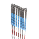 TaylorMade PSI Steel Mens Right Hand Irons 4-PW 1* Flat Stiff - KBS C Taper