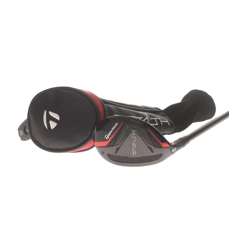 TaylorMade Stealth Graphite Mens Left Hand 3 Hybrid 19* Stiff - Ventus Red