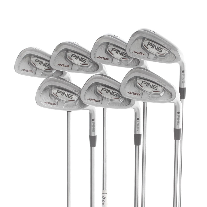 Ping Anser Steel Mens Right Hand Irons 4-PW Black Dot Regular - Ping CFS
