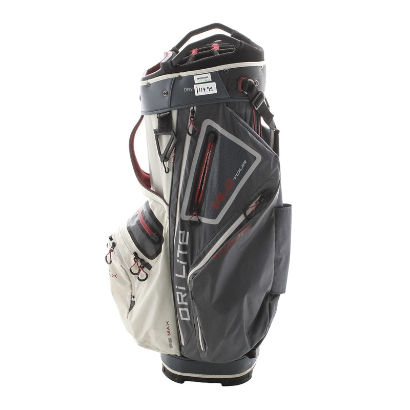Big Max Dri Lite 14 Tour Cart Bag - White/Navy