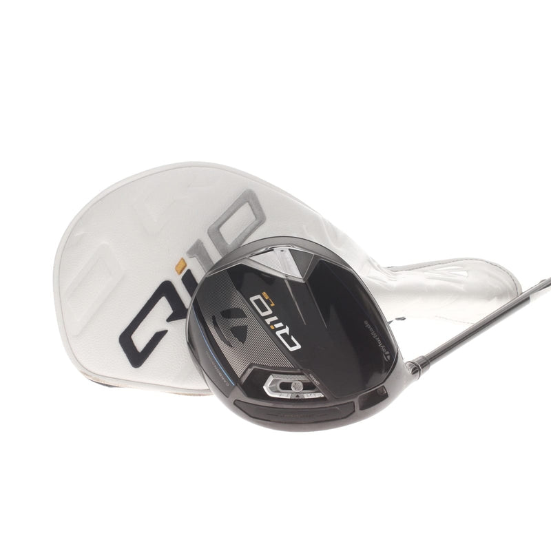 TaylorMade Qi10 LS Graphite Mens Left Hand Driver 9* Stiff - Evenflow Riptide