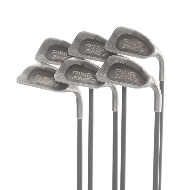 Ping Zing 2 Graphite Mens Right Hand Irons 6-PW 1* Flat Regular - Ping Adila