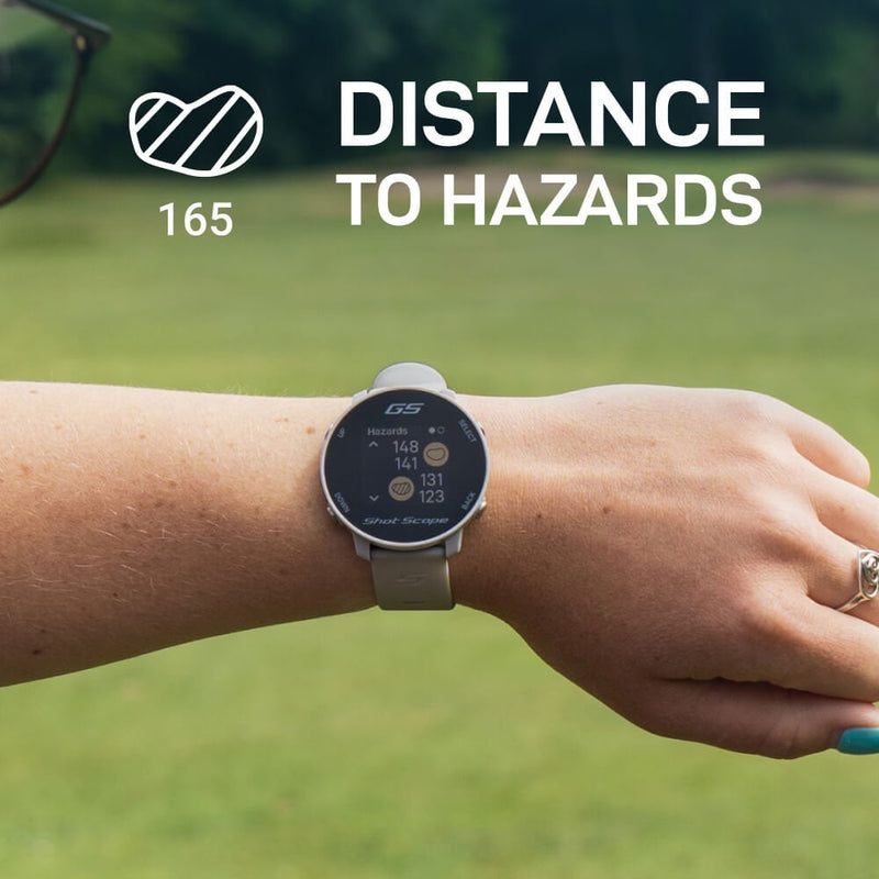 Shot Scope G5 Golf GPS Watch - Grey