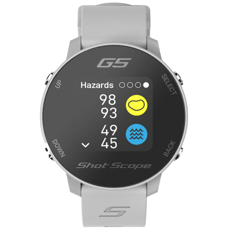 Shot Scope G5 Golf GPS Watch - Grey