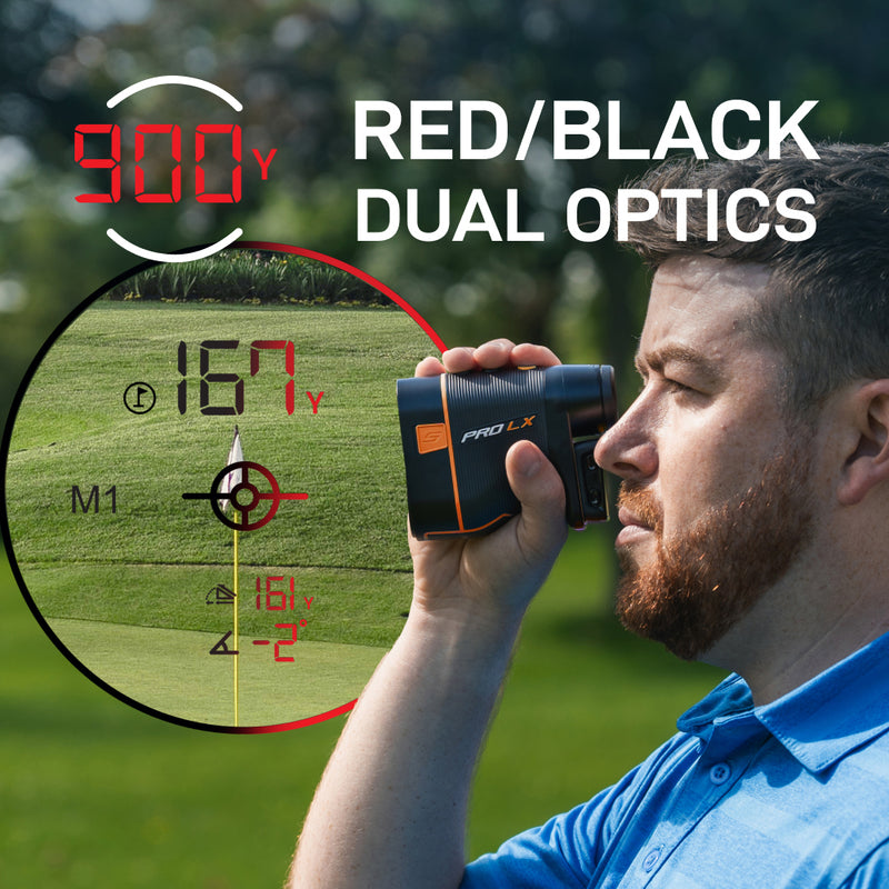 Shot Scope PRO LX+ H4 GPS Laser Rangefinder - Orange