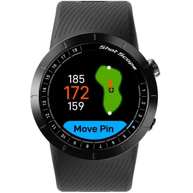 Shot Scope X5 GPS Shot Tracking Watch - Prestige Black