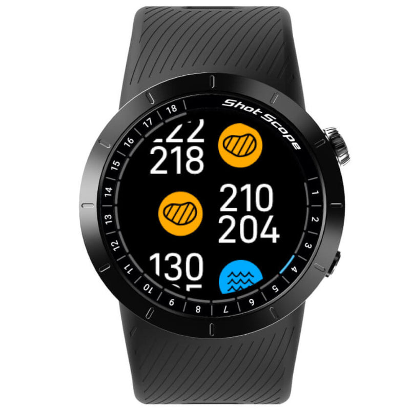 Shot Scope X5 GPS Shot Tracking Watch - Stealth Black
