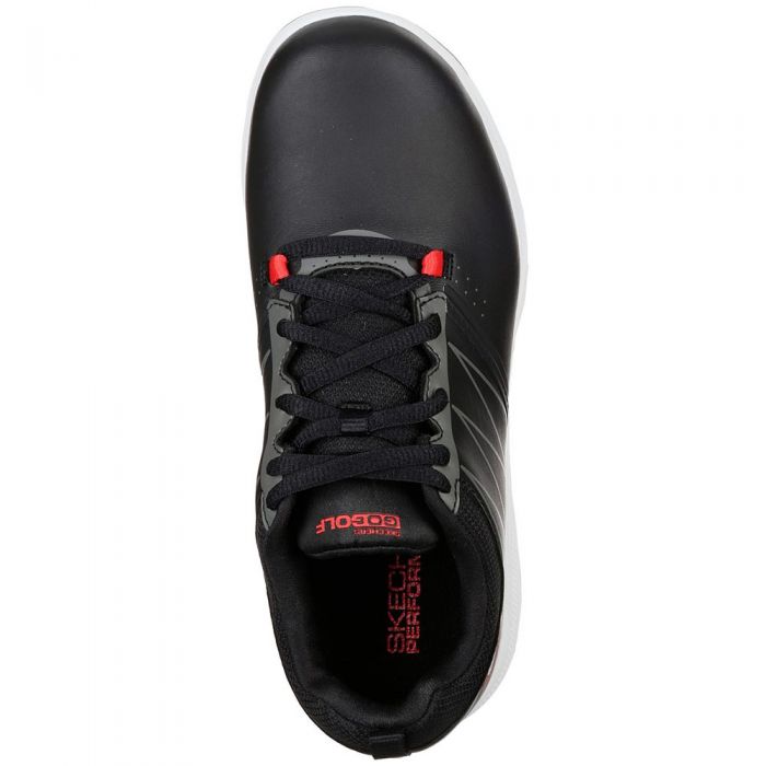 Skechers Go Golf Blaster Junior Spiked Shoes Black Red
