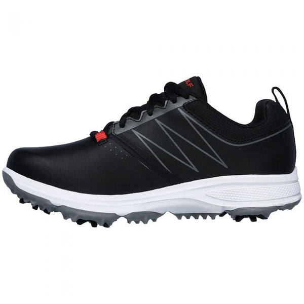 Skechers Go Golf Blaster Junior Spiked Shoes - Black/Red