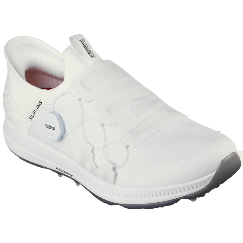 Skechers Go Golf Elite 5 Slip-In Twist Fit Waterproof Spikeless Shoes - White