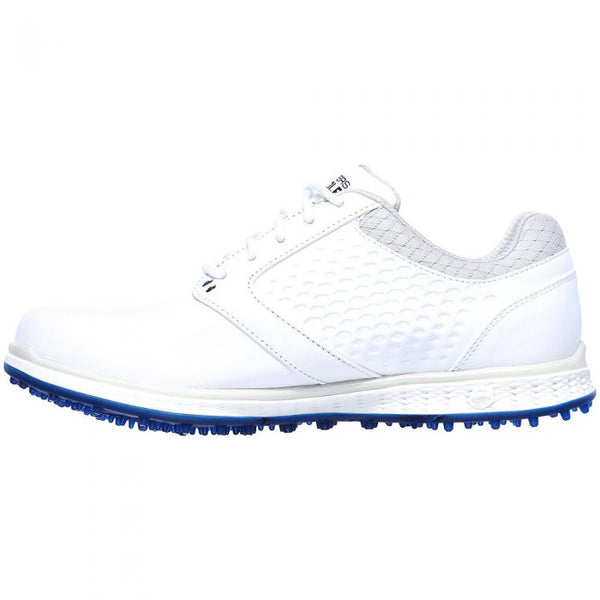 Skechers Go Golf Elite V3 Deluxe Ladies Spikeless Shoes - White/Navy