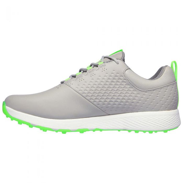 Skechers Go Golf Elite V4 Spikeless Shoes - Grey/Lime
