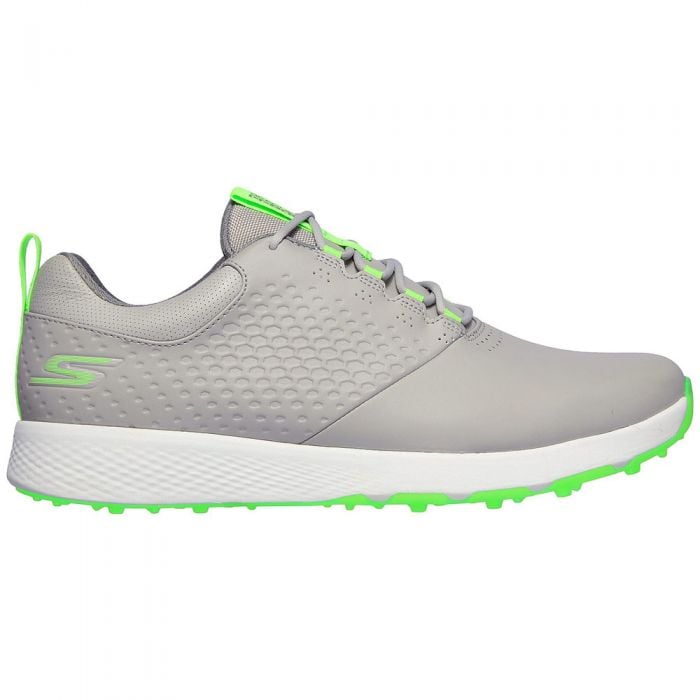Skechers Go Golf Elite V4 Spikeless Shoes - Grey/Lime