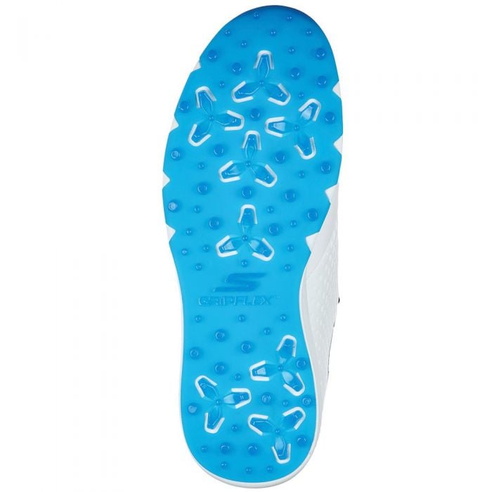 Skechers Go Golf Elite V4 Spikeless Shoes - White/Navy
