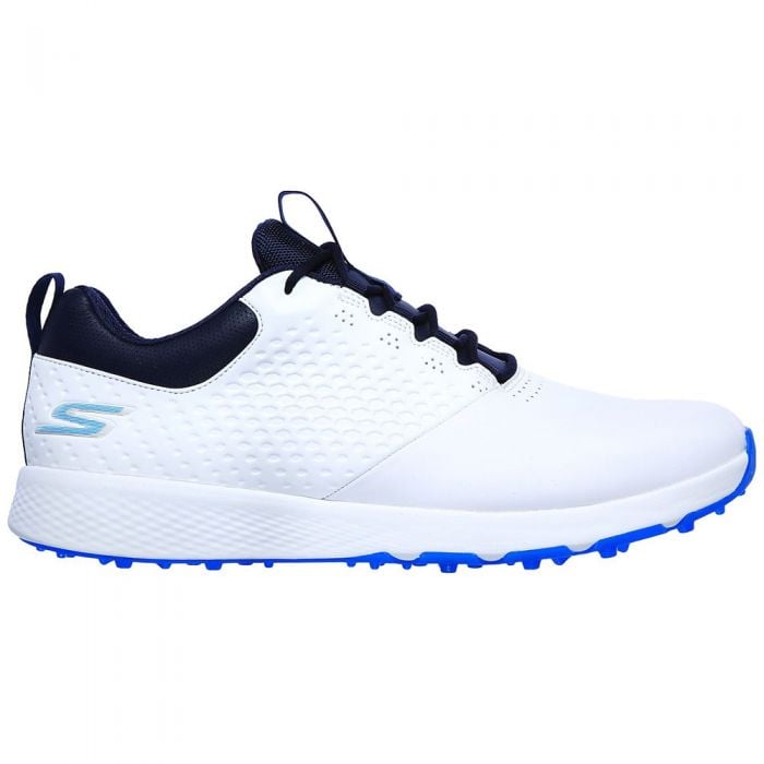 Skechers Go Golf Elite V4 Spikeless Shoes - White/Navy