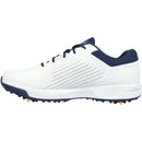 Skechers Go Golf Elite Vortex Spiked Waterproof Shoes - White/Navy/Blue