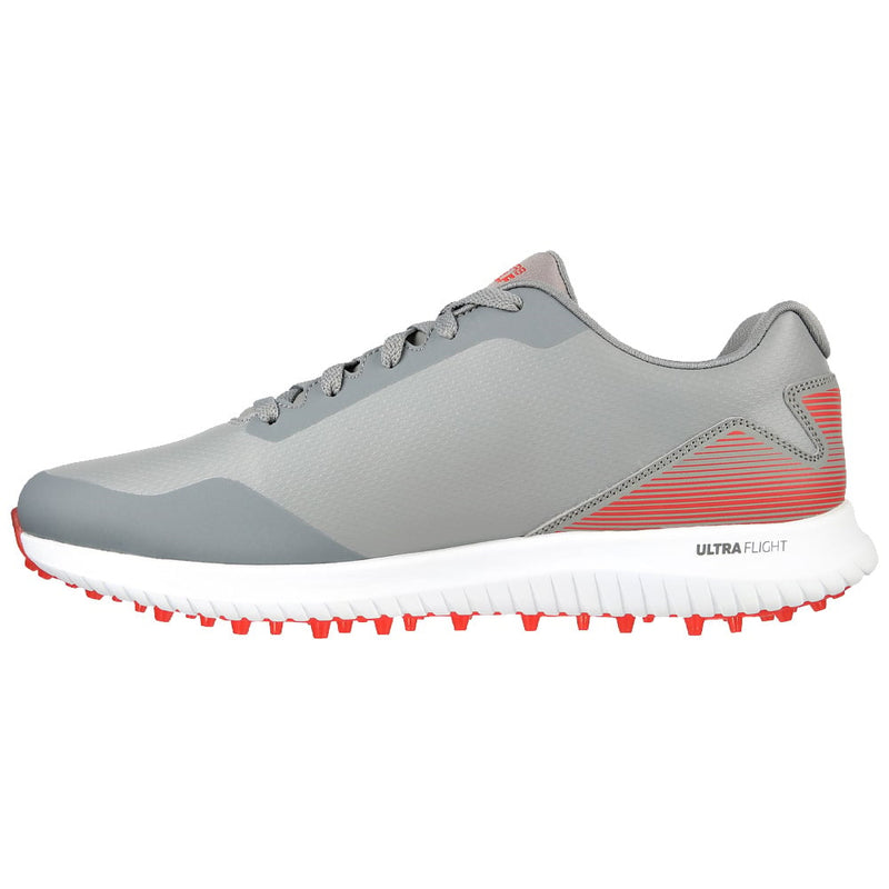 Skechers Go Golf Max 2 Spikeless Waterproof Shoes - Grey/Red