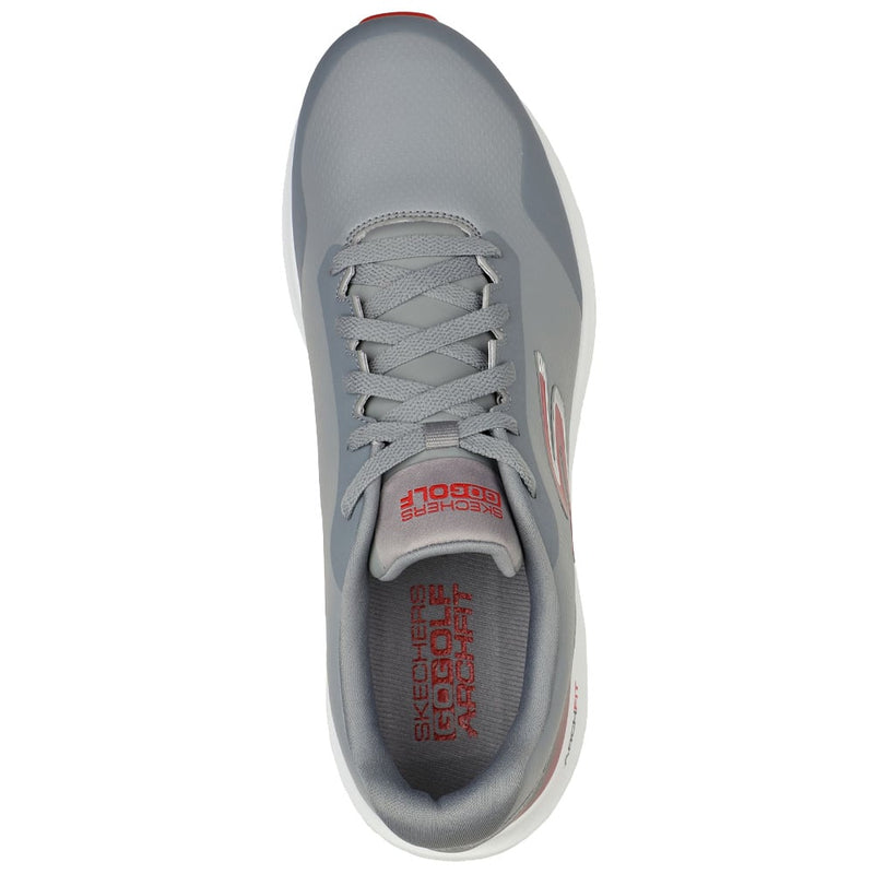 Skechers Go Golf Max 2 Spikeless Waterproof Shoes - Grey/Red