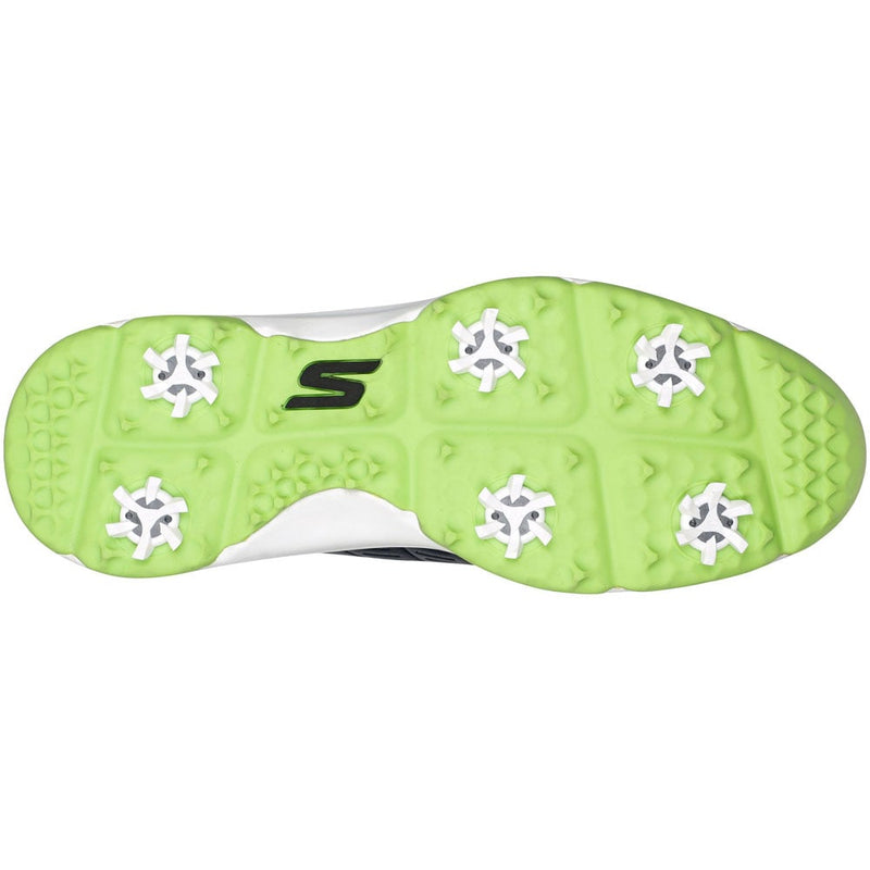 Skechers Go Golf Torque 2 Waterproof Spiked Shoes - Navy/Lime