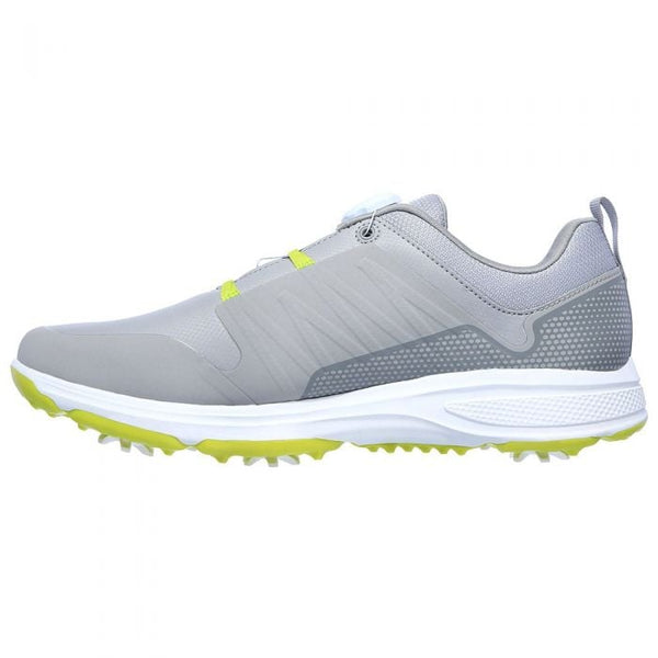 Skechers Go Golf Torque Twist Spiked Shoes - Grey/Lime