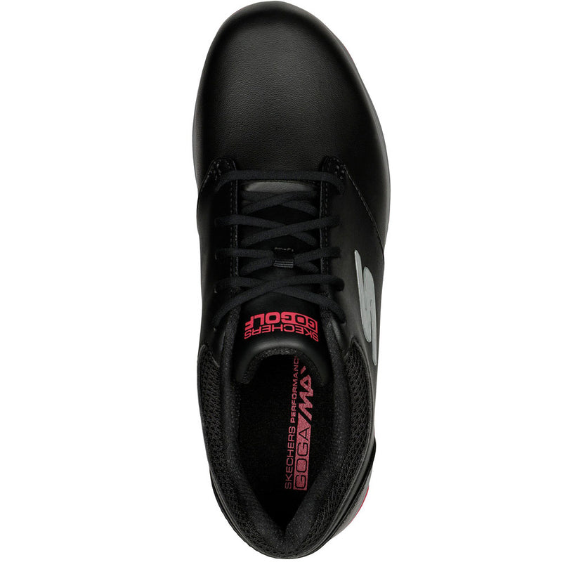 Skechers Jasmine Ladies Waterproof Spiked Shoes - Black/Pink