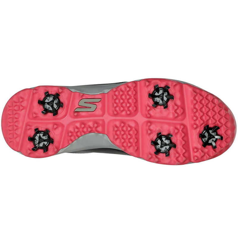 Skechers Jasmine Ladies Waterproof Spiked Shoes - Black/Pink