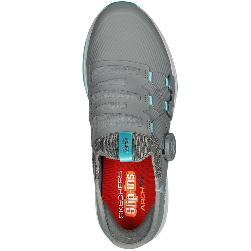 Skechers Ladies Go Golf Elite 5 Grey Aqua Affordable Golf