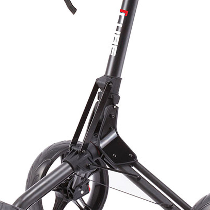 Cube 3 3-Wheel Push Trolley - Charcoal/Red