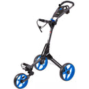 Cube 3 3-Wheel Push Trolley - Charcoal/Blue