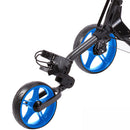 Cube 3 3-Wheel Push Trolley - Charcoal/Blue