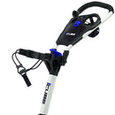 Cube 3 3-Wheel Push Trolley - White/Blue