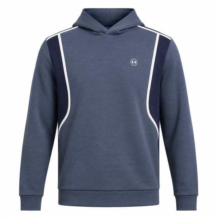 Under Armour Drive Midlayer Hoodie - Downpour Grey/Midnight Navy/Halo Grey