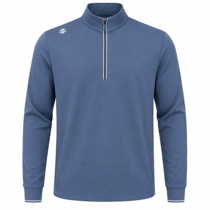 Stuburt Arlo 1/4 Zip Pullover - Steel Blue