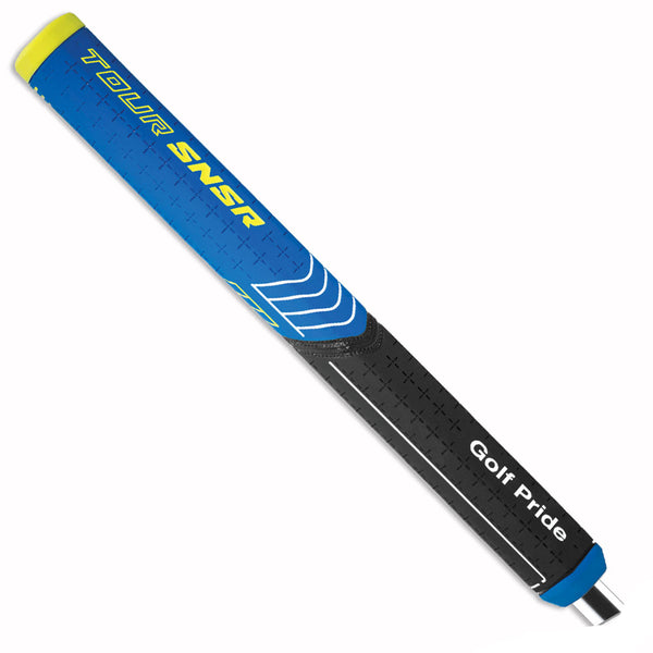 Golf Pride SNSR Straight 104cc Putter Grip - Black/Blue