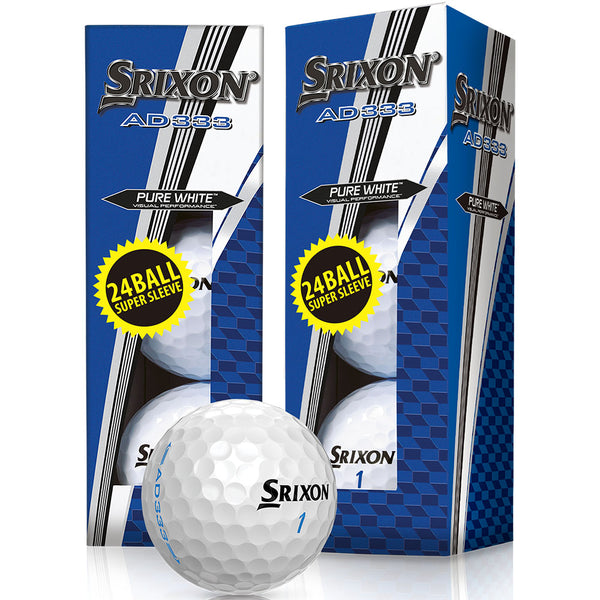 Srixon AD333 Double Dozen 24 Ball Super Pack - White
