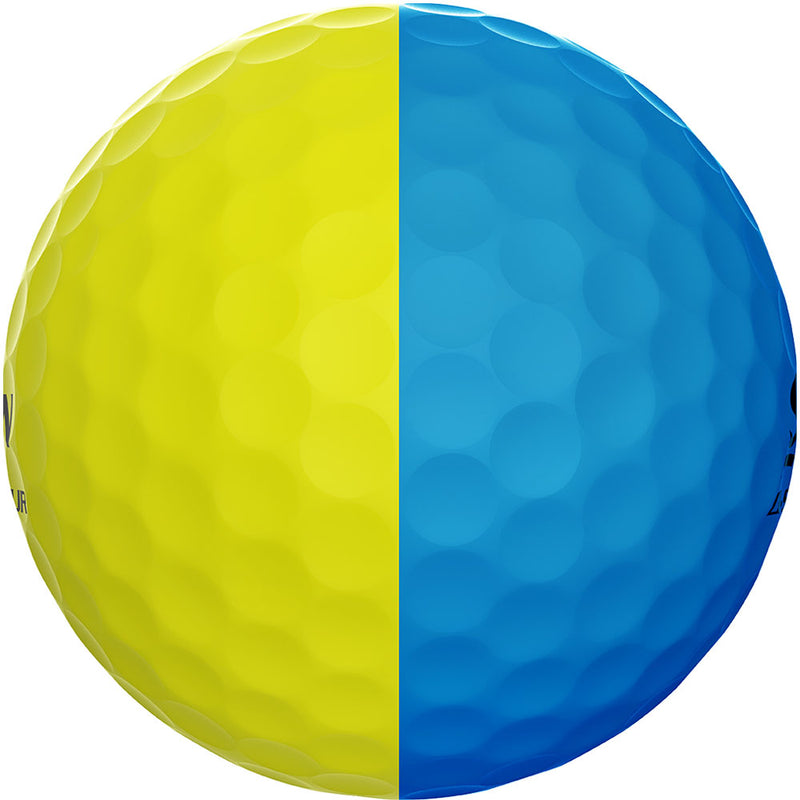 Srixon Q-Star Divide Golf Balls - Yellow/Blue - 12 Pack