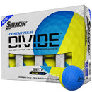 Srixon Q-Star Divide Golf Balls - Yellow/Blue - 12 Pack
