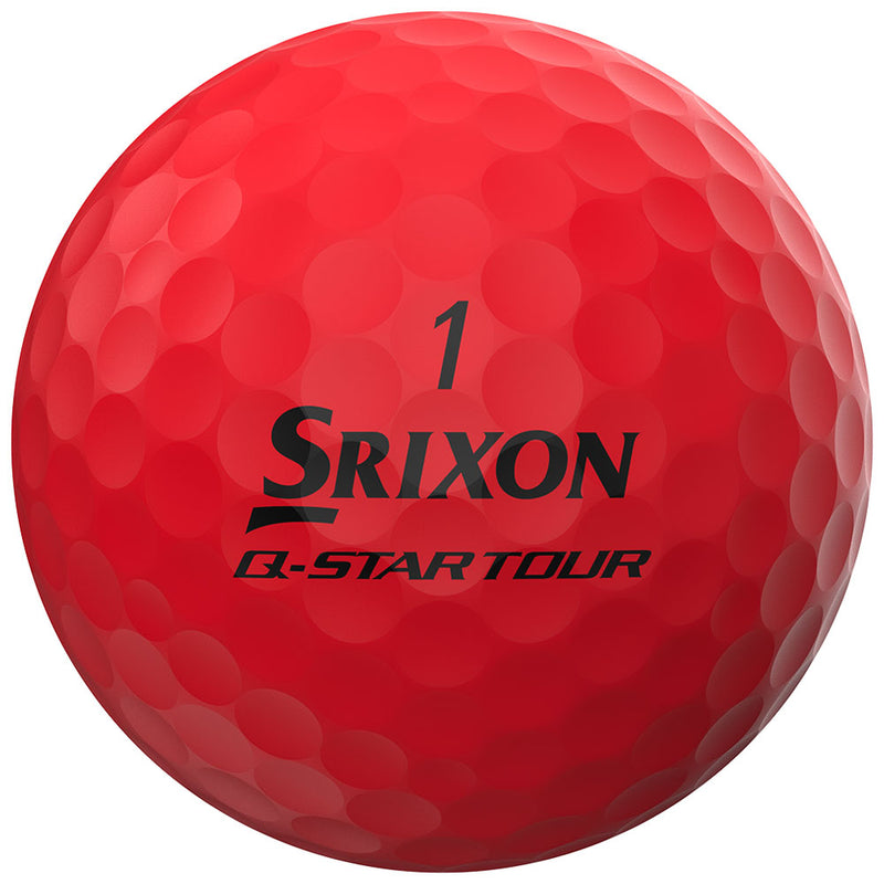 Srixon Q-Star Divide Golf Balls - Yellow/Red - 12 Pack