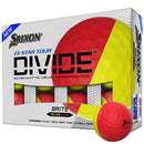 Srixon Q-Star Divide Golf Balls - Yellow/Red - 12 Pack