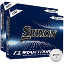 Srixon Q-Star Tour 4 Golf Balls - Pure White - Double Dozen