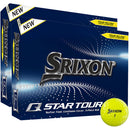 Srixon Q-Star Tour 4 Golf Balls - Tour Yellow - Double Dozen