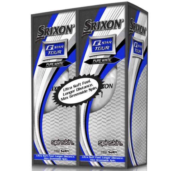 Srixon Q Star Tour Golf Balls - White - 6 Pack