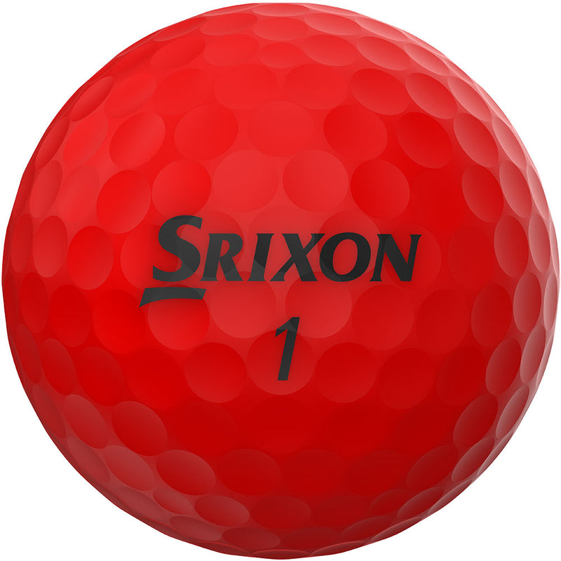 Srixon Soft Feel Golf Balls - Brite Red - 4 Pack