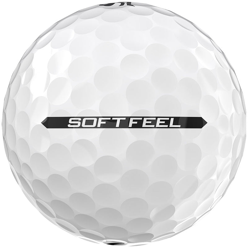 Srixon Soft Feel Golf Balls - White - Personalised Text