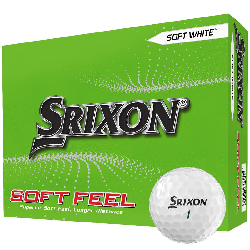 Srixon Soft Feel Golf Balls - White - 4 for 3 Dozen