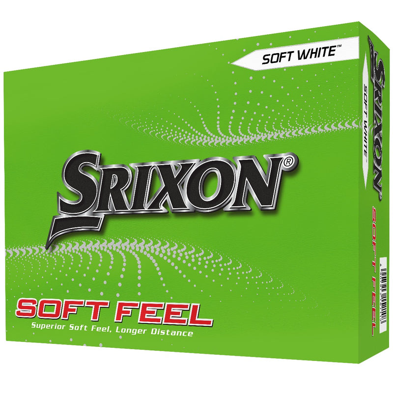 Srixon Soft Feel Golf Balls - White - 12 Pack