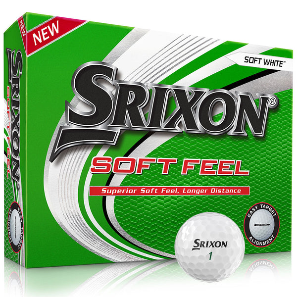 Srixon Soft Feel Golf Balls - White - 12 Pack