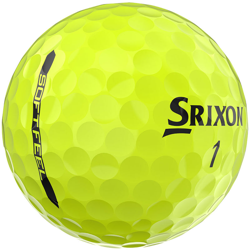Srixon Soft Feel Golf Balls - Tour Yellow - 12 Pack